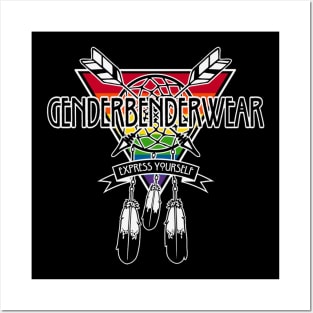 GenderBenderWear (Black) - "Logo" Posters and Art